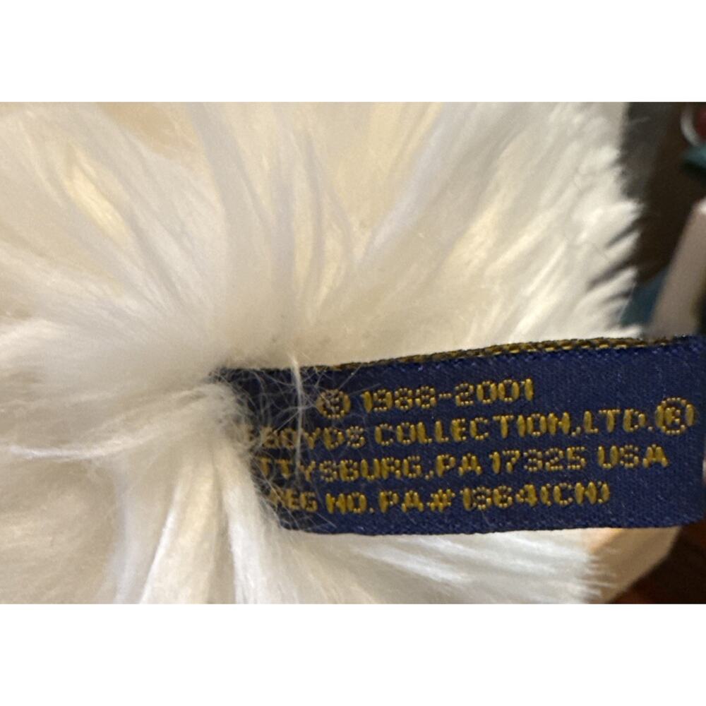 Boyds Bear B Everluvin Plush 82019 Special Occasion White 16” EUC Tags - Picture 9 of 10